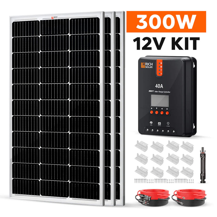 RichSolar 300 Watt Solar Kit RS-K3004