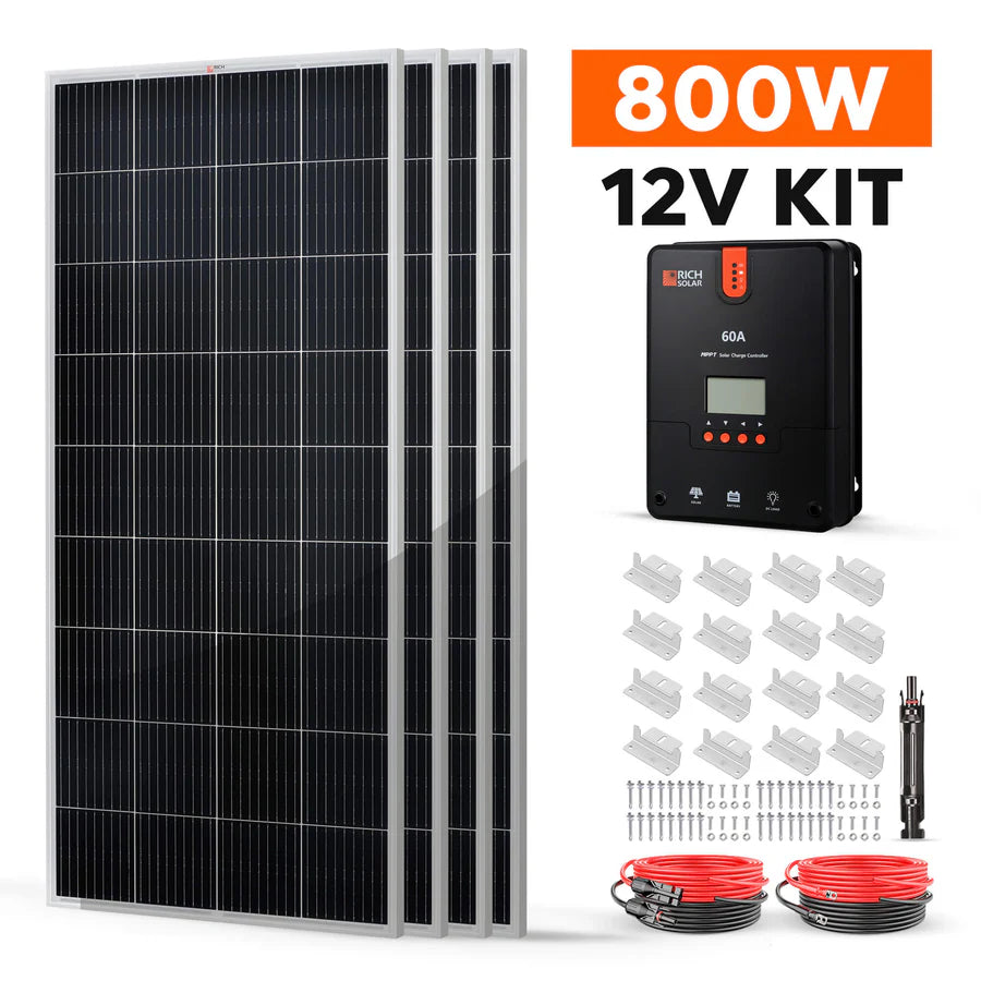 RichSolar 800 Watt Solar Kit RS-K8004