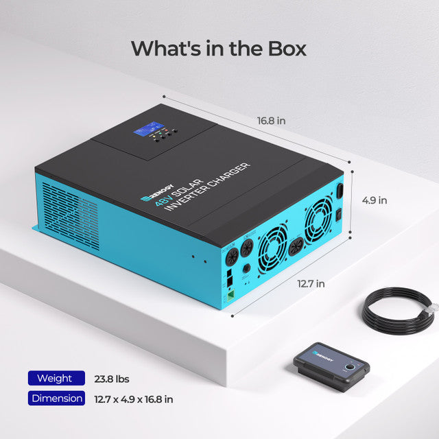 Renogy 3500W 48V Solar Inverter Charger With Built-In MPPT