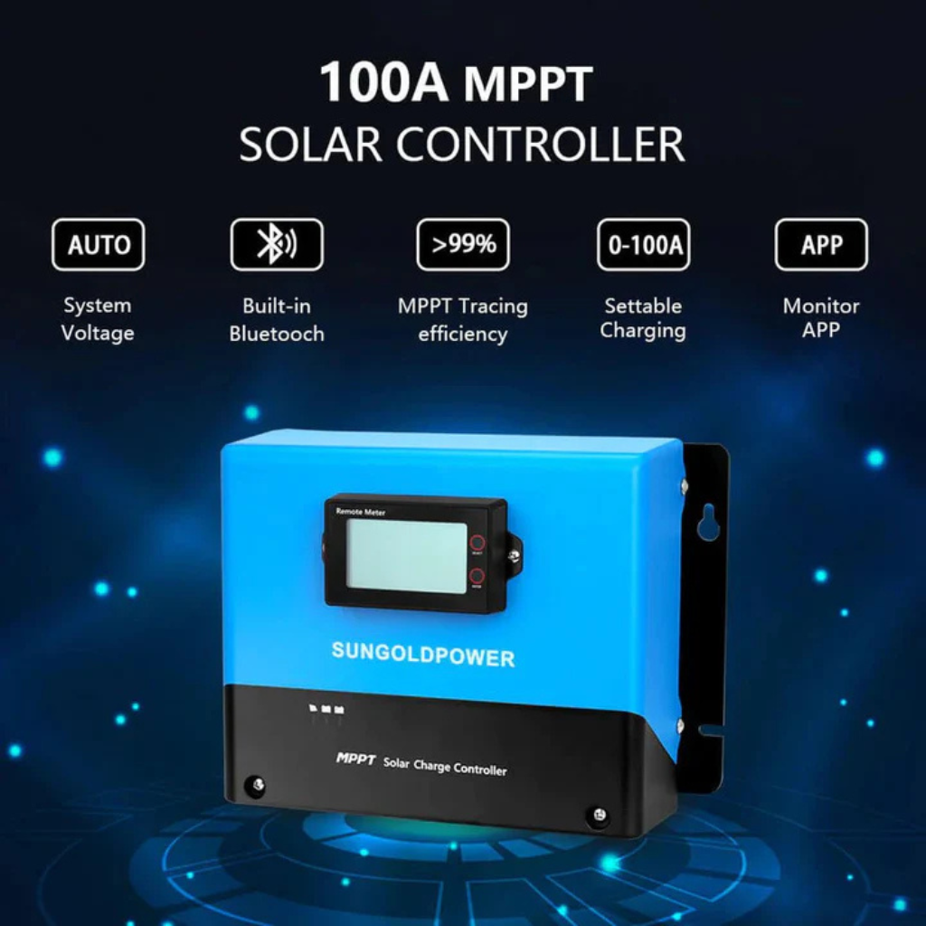 SunGoldPower 4000W Off-Grid Solar Kit, 12V Inverter, 1200W Solar Panels, 4kWh LiFePO4 Battery SGK-PR4S