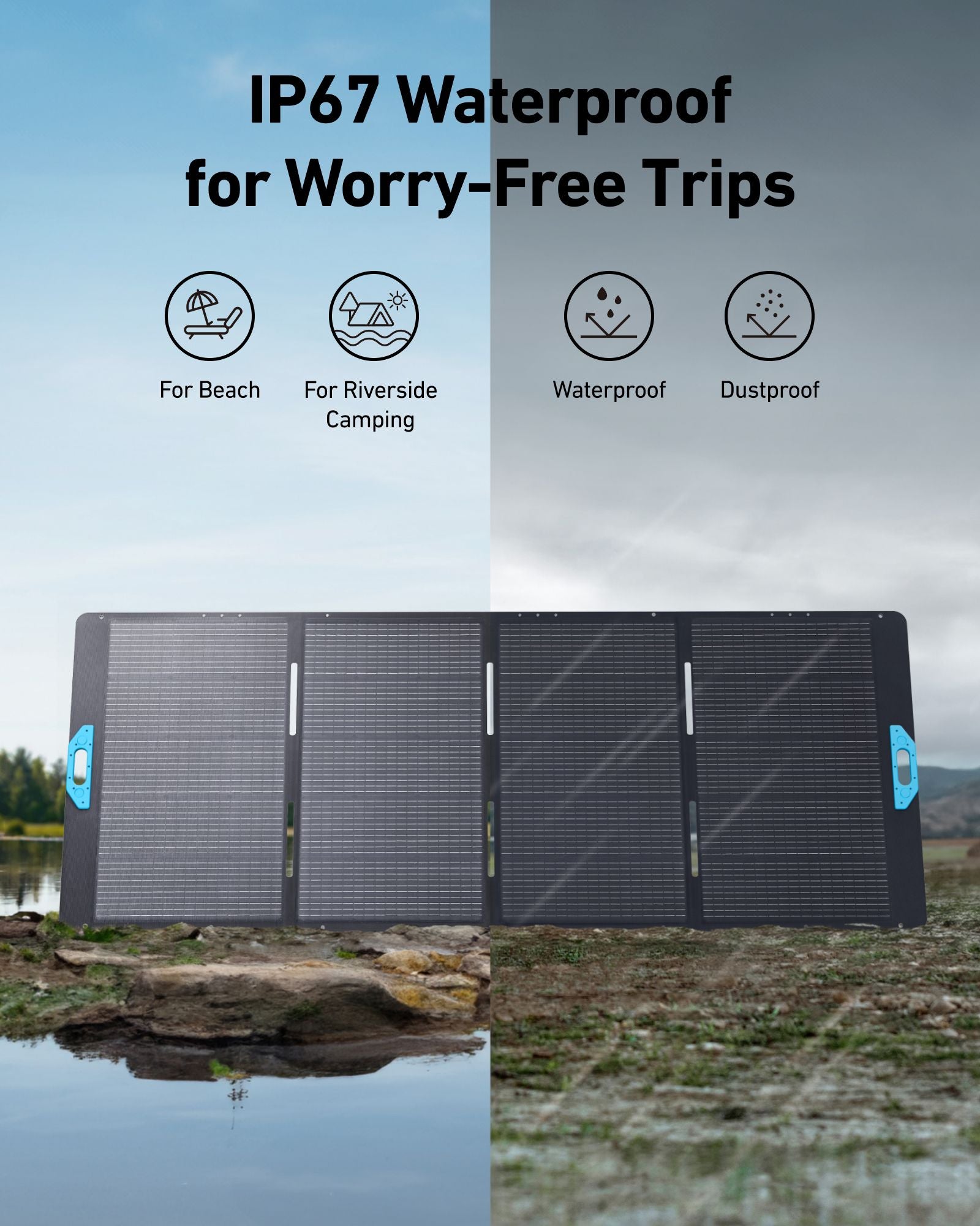 Anker SOLIX PS400 Portable Solar Panel - 400W