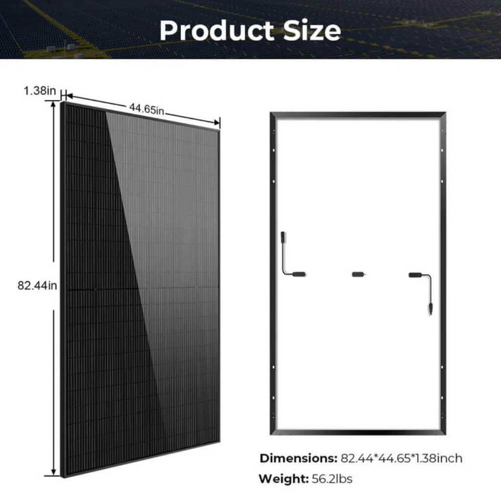 SunGoldPower Mono Black Perc 440W Solar Panel Full Pallet 32 Panels