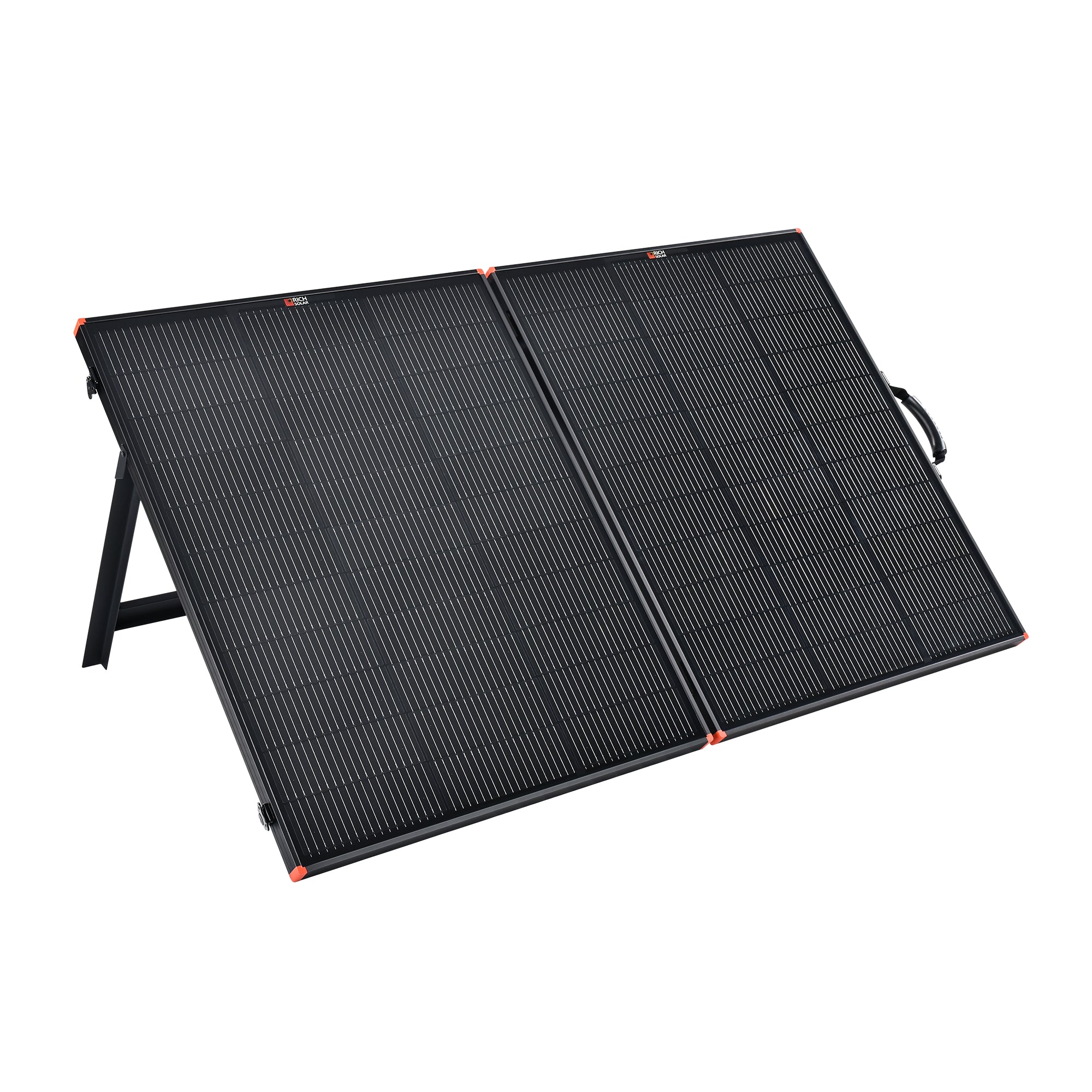 RichSolar MEGA 200 Portable Briefcase Charging Kit | 200 Watt Premium 12V Solar Panel for Generators, Vans, Campers | High Efficiency | RS-X200BC